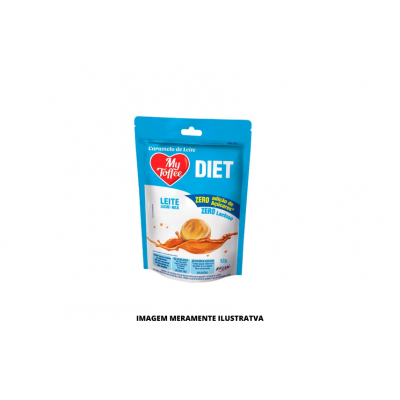 BALA - RICLAN - 52g MY TOFFEE DIET ZERO LACTOSE LEITE